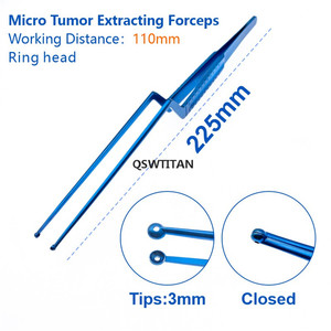 Forceps <span class=keywords><strong>de</strong></span> extracción microtumoral, pinzas <span class=keywords><strong>de</strong></span> agarre tumoral, anillo para cabeza, instrumentos <span class=keywords><strong>de</strong></span> Cirugía <span class=keywords><strong>de</strong></span> Neurocirugía <span class=keywords><strong>de</strong></span> titanio - Product Image 4
