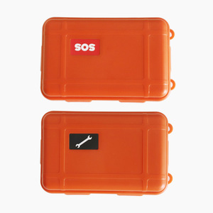Juego de 3 Cajas de Almacenamiento de Plástico Naranja Yachuangxin, Ecológicas con Estándar Global de Reciclaje - Product Image 1