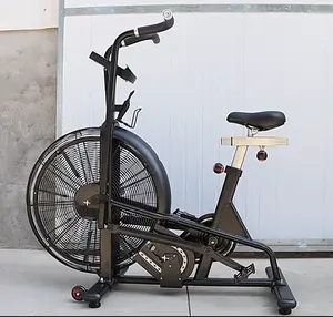 التجاري مروحة ممارسة الدراجة تستقيم AirBike داخلي الدراجات ثابتة دراجة أجهزة لياقة بدنية ممارسة الهواء الدراجة