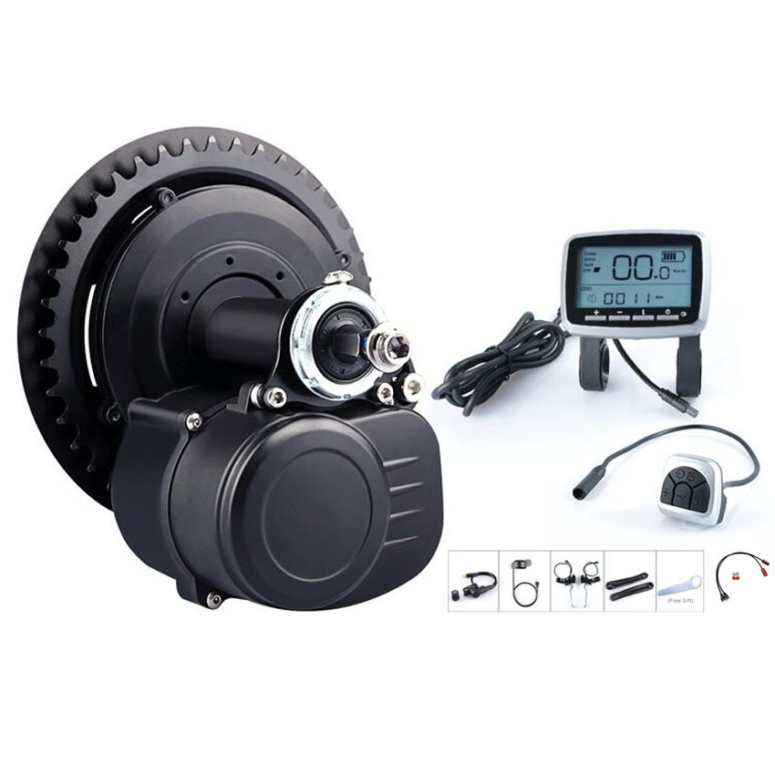 I-BIKE 36v/48v 250w/350w/500w TSDZ2 mid мотор для электрического велосипеда с Опора тормозного датчика