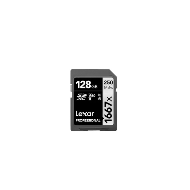 Lexar 1667X Sd Card 256g Professional Memory Card 64g 128g SDXC U3 Max 250m/s Sd Card for 4K Digital Camera