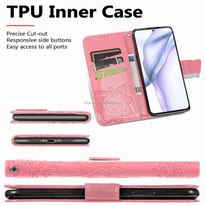 Titulaire de la carte fournisseur esthétique nouvelle mode couverture de téléphone de luxe pour <span class=keywords><strong>Samsung</strong></span> A13 portefeuille carte étuis de téléphone portable - Product Image 2