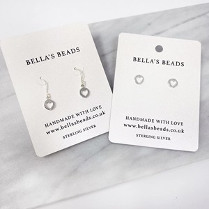 Thẻ trưng bày trang sức khuyên tai, vòng cổ, mặt dây chuyền bằng giấy bìa cứng in <span class=keywords><strong>offset</strong></span> dày, tùy chỉnh in logo và nhãn mác - Product Image 6