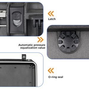 Estuche Protector de Plástico Rígido Personalizado Negro al por Mayor, Estuche de Plástico Rígido con Espuma - Product Image 3