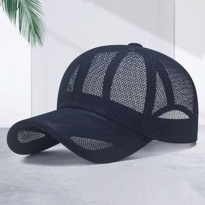 Gorro de Béisbol de Mezclilla con Bordado de la Bandera Estadounidense y la Frase 'Take <span class=keywords><strong>It</strong></span> Easy', Gorra Trucker con Visera Curva - Product Image 4