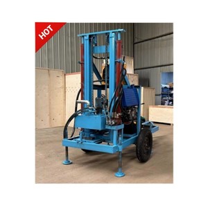 Perforadora De Agua móvil De 100m, Mini pozo De agua artesiano, pequeño Motor, plataforma De perforación pesada - Product Image 3