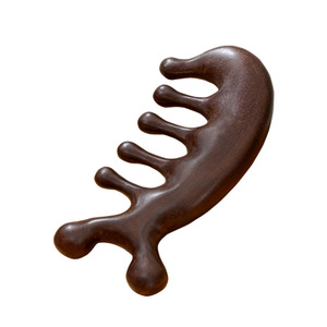 Peine de masaje para el cuero cabelludo en forma de delfín, de plástico, portátil, para terapia de acupresión en la cabeza - Product Image 5