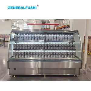 Réfrigérateur de supermarché semi-multidecks large à branchement direct, refroidisseur de bière autonome, refroidisseur de boissons, vitrine de présentation - Product Image 5