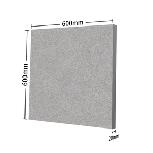 Baldosa de <span class=keywords><strong>Gres</strong></span> Porcelánico Homogéneo de 600x600x20mm, Producto de Porcelanato Esmaltado Gris, Losa Grande de 20mm, Estilo Rústico para Piso - Product Image 1