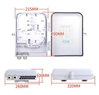 Boîtier de distribution de fibres optiques à 8 ports, étanche IP67, personnalisé OEM ODM, pour FTTH/NAP/CTO