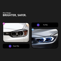 Plug & Play 12V Nouveaux phares LED laser de mise à niveau pour BMW Série 3 F30 F31 318i 320i 323i 325i 330i 335i 2012-2019 Feux de jour DRL
