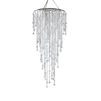 Support floral de décoration de mariage moderne de 80 cm de hauteur avec pièces de lustre, modèle Minghuang MH-Z091