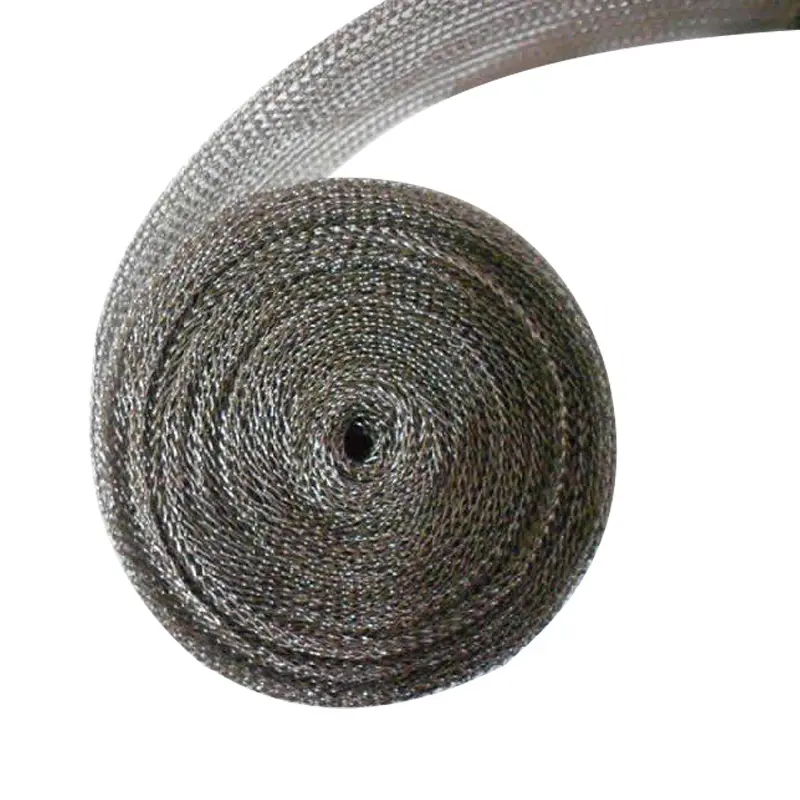 Malha de fio enrolado de aço inoxidável, 0.19mm 0.23mm 0.27mm