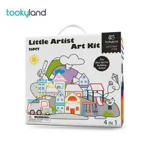 थोड़ा कलाकार कला किट 12 रंग के साथ धो सकते हैं चित्रांकनी, धो सकते हैं मार्कर और 2 रंग पुस्तक बच्चों कला ड्राइंग सेट