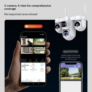 Cámara de Seguridad WiFi para Ventana, 2.4/5 GHz, 3MP, Cámara Dahua 4MP, CCTV Analógica, 180 Grados, Cámaras BNC, Reproductor de Tarjetas, Audio Bidireccional - Product Image 5