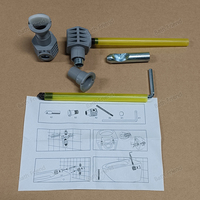 Accessoires de salle de bain de haute qualité, boulons de fixation pour toilettes murales, kit de fixation pour réservoir encastré WC, vis de montage résistantes à la corrosion