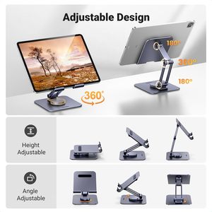 Boneruy L05Mini Portable <b>Foldable</b> Aluminum Mobile Phone Holder Stand <b>Small</b> Gift <b>Desk</b> Manufactured Hard Aluminum for Cellphone - Product Image 3