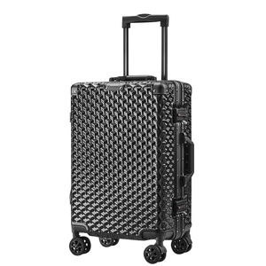 Maleta de equipaje de aluminio Popular de 20 pulgadas 2025, 3 tamaños disponibles, Material ABS, <span class=keywords><strong>cabina</strong></span> femenina, Maleta de marca de viaje para niñas - Product Image 1