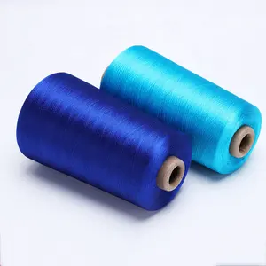 100% Viscose Ring Spun Yarn 650 Twist Cotton Spun 30s 2 Rayon Filament Viscose Yarn For Sock Sweater Knitting