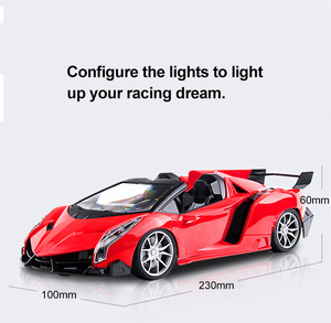 4 Kênh Điều Khiển Từ Xa Trọng Lực Cảm Biến Ban Chỉ Đạo Vô Lăng Xe Đồ Chơi Cửa Sổ Hộp 24 RC Xe Ô Tô Điện Nhựa Với Ánh Sáng 1 16 4 1:16 20M - Product Image 4