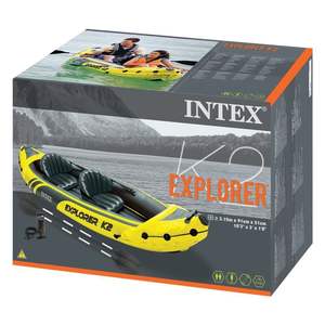 <span class=keywords><strong>INTEX</strong></span> bateau gonflable de radeau de rivière de 2 personnes avec palettes - Product Image 6