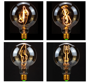 Ampoules Led Vintage <span class=keywords><strong>Ampoule</strong></span> Grand <span class=keywords><strong>Globe</strong></span> Alphabet Filament 4W Dimmable AC110V 220V Rétro Amour Maison Lettre Ampoules Décoratives - Product Image 2