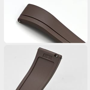 Correa de reloj de goma de silicona líquida de 22mm para Rolex <span class=keywords><strong>Submariner</strong></span>, correa de reloj de goma Universal cortable de 20mm y 22mm para Omega - Product Image 4
