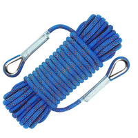 Vente en gros de corde en polyester de 2mm 3mm 4mm 6mm 8mm 10mm 12mm 14mm 16mm 18mm Ensemble de corde d'escalade de corde de sécurité de couleur personnalisée pour l'extérieur