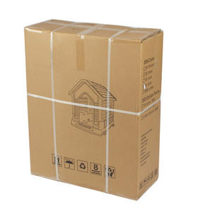 บ้านสุนัขเหล็กพร้อมประตูกลางแจ้งบ้านสุนัขในร่ม - Product Image 6