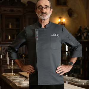 Fast Food <span class=keywords><strong>pizzerie</strong></span> da Chef camicia estiva Short Hotel Chef Unisex personale ristorante abbigliamento da Chef uniforme - Product Image 6