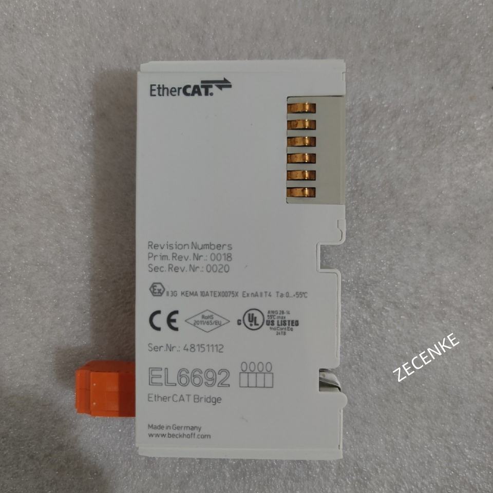 Beckhoff EL6692 EtherCAT Bridge Terminal Communication Module, 24V ...