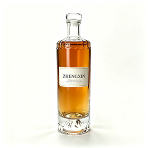 Boîte d'emballage pour spiritueux la plus vendue, bouteille en verre transparent de 500 ml pour spiritueux, <span class=keywords><strong>vodka</strong></span>, whisky, bouteille de vin de 500 ml avec bouchon en liège - Product Image 3