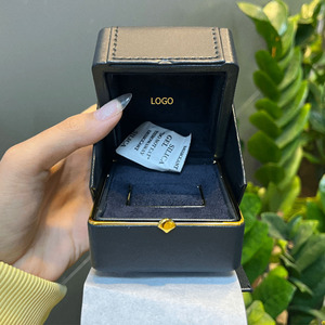 Factory Direct Luxury Brand Jewelry <b>Box</b> In Stock Complete With Paper Bag Certificate Set Custom Earrings <b>Ring</b> <b>Box</b> for woman - Product Image 1