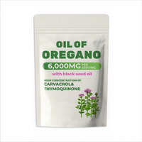 OEM/ODM capsules de stimulation immunitaire à l'huile de graines noires d'origan pour adultes complément alimentaire antioxydant à base d'huile d'origan