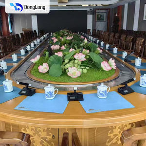 ระบบสายพานลำเลียงซูชิ สายพานลำเลียงชาบู สายพานโซ่สำหรับร้านอาหาร สายพานลำเลียงซูชิ สายพานโซ่ POM - Product Image 3