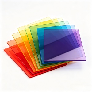 Lámina de Acrílico PMMA Transparente de Color, Placa de Plástico Sólido, Panel de Moldeo y Corte Personalizado para Decoración de Exhibiciones - Product Image 3