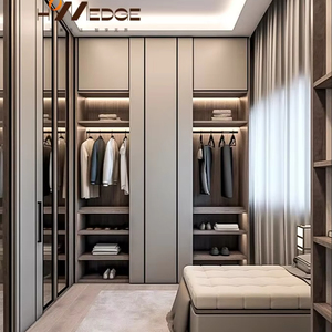 Chất lượng cao trong suốt tủ quần áo gỗ bàn trang điểm đi bộ trong tủ quần áo với các bước thoải mái hàng đầu đi bộ trong nhà cung cấp tủ quần áo - Product Image 1