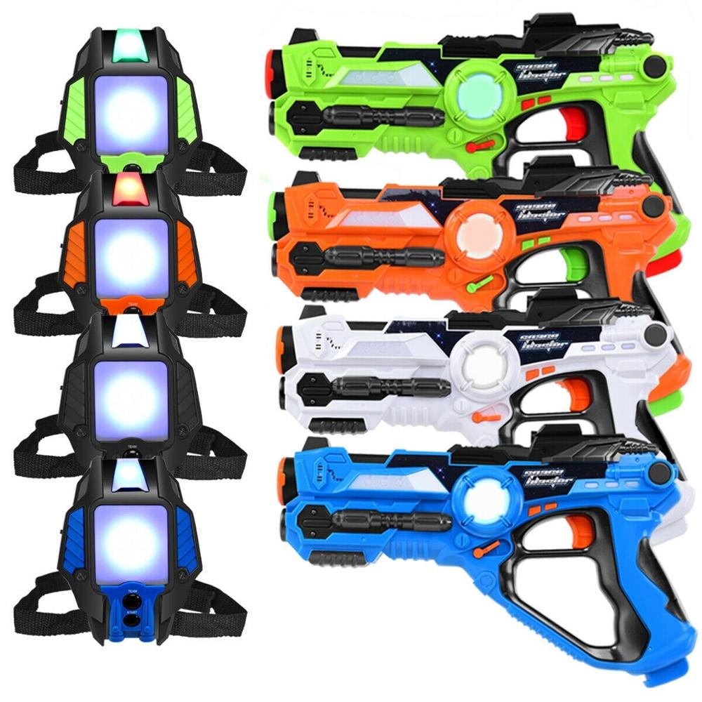 DWI Dowellin Battle Shot Laser Game Gun Set Vest Laser Guns Tag for Sale