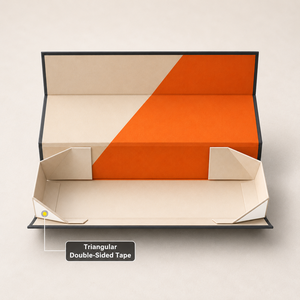 Boîte cadeau rigide pliable magnétique de luxe avec intérieur contrasté pour accessoires de mode, parapluie, parfum, stylo, coffret cadeau - Product Image 2