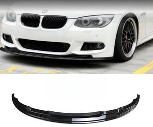 Commercio all'ingrosso della fabbrica M Sport Body Kit R stile Gloss nero MP Spoiler paraurti anteriore Splitter labbro per BMW serie 3 E90 2005-2011 - Product Image 1