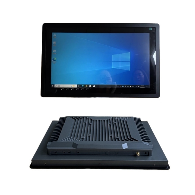 15.6 Inch Industrial AI Panel PC - IP65 Waterproof Flush Mount with Android/Ubuntu for Edge Computing HMI Control & Automation