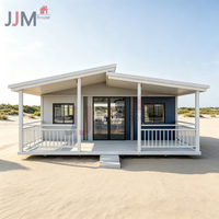 JJM Prix Abordable Villa Préfabriquée Pliante Compacte 20ft 40ft Maison Conteneur Modulaire Extensible Bâtiment de Bureau au Design Moderne