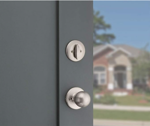 مجموعة مقابض وقفل باب مقدمة، مقابض دخول خارجية مع مقبض باب داخلي، اختيار مفتاح ذكي أمني مقاوم - Product Image 4