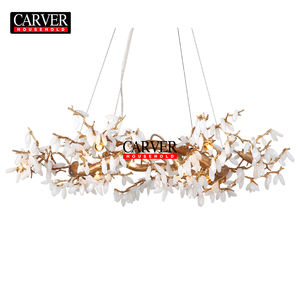 Роскошная французская вилла гостиная мраморная ветка Люстра Арт Свадебный центр латунные декоративные светильники - Product Image 2