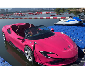 Bateau de plaisance inspiré de la <span class=keywords><strong>Ferrari</strong></span>, prix d'usine, bateau à réaction, rouge élégant, pour croisières de loisirs et divertissements en parc aquatique - Product Image 4