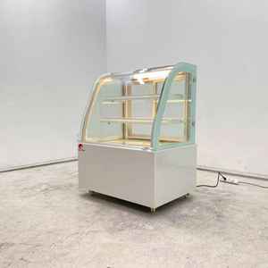 Vitrine réfrigérée pour gâteaux à plateau en verre incurvé, mini-présentoir à gâteaux, très demandée - Product Image 1