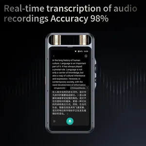 M5 AI Grabadora <span class=keywords><strong>de</strong></span> voz digital Interpretación simultánea Formato <span class=keywords><strong>de</strong></span> <span class=keywords><strong>audio</strong></span> MP3 para transcripción Batería <span class=keywords><strong>de</strong></span> larga capacidad <span class=keywords><strong>de</strong></span> 2000mAh - Product Image 6