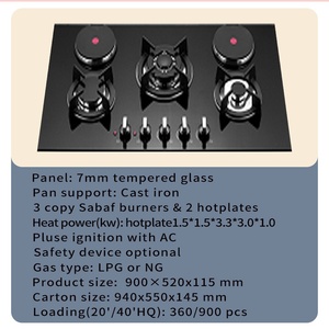 Built-in <strong>4</strong> <strong>Burner</strong> OEM Indoor Tempered <strong>Glass</strong> Built-in Cooking Cooktop 5 <strong>Burner</strong> <strong>Gas</strong> Hobs Kitchen Appliances <strong>Gas</strong> Cooker <strong>Stove</strong>