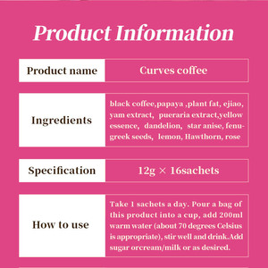 Café Herbal OEM pour Raffermir et Remonter les Fesses et les Seins – Formule Maximale pour Femmes - Product Image 4
