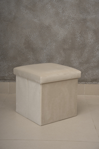 Modern <b>Stool</b> Living Room Furniture Storage Box With Highest Quality Fabric and Stainless Steel <b>Bamboo</b> - Product Image 5